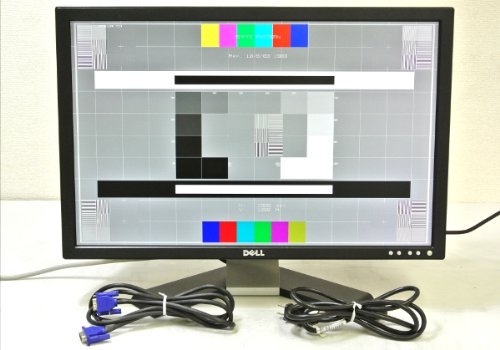 E248WFP｜DELL 24inch WIDE 1920*1200表示 DVI+Dsub 2系統 黒 【中古