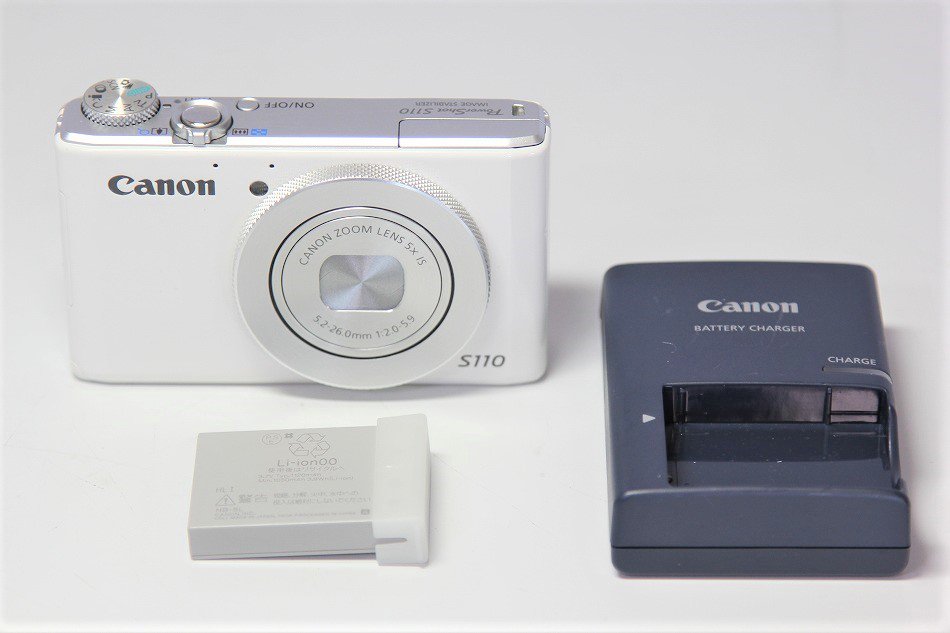 PSS110(WH)｜Canon デジタルカメラ PowerShot S110 約1210万画素 F2.0