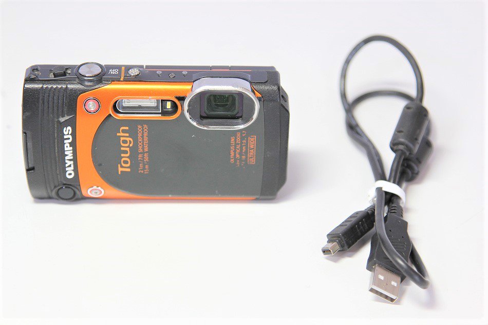 Tg 860 Orange Olympus デジタルカメラ Stylus Tg 860 Tough オレンジ 防水性能15ｍ 可動式液晶モニター 中古 品 修理販売 サンクス電機