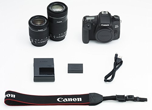 Canon 悔しい EOS 8000Dスマホとつながるダブルズームレンズセット♪