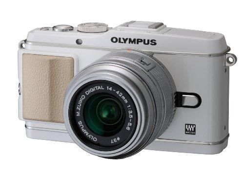 OLYMPUS ミラーレス一眼 PEN E-P3 ツインレンズキット ホワイト E-P3