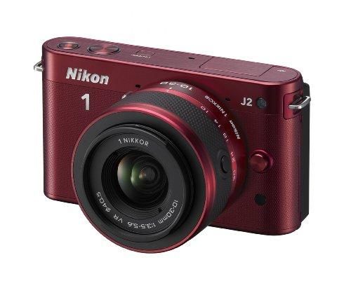 Nikon 1 J2lk Rd Nikon ミラーレス一眼カメラ Nikon 1 ニコンワン J2 標準ズームレンズキット レッド 中古 品 修理販売 サンクス電機