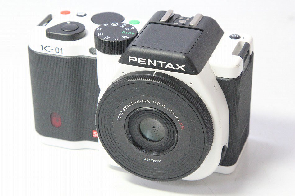 PENTAX K−01 K-01 レンズキット WHITE X BLACKPENTAX