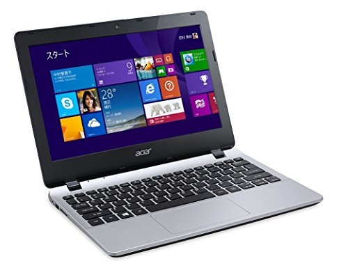 E3-112-F14C/S ｜Acer Aspire E11 (Celeron  N2840/4G/320G/11.6/Win8.1withBing(64bit)/APなし/クールシルバー)E｜中古品｜修理販売｜サンクス電機