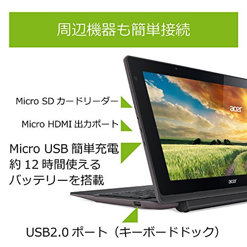 SW3-013-N12P/K ｜Acer 2in1 タブレット ノートパソコン Aspire Switch