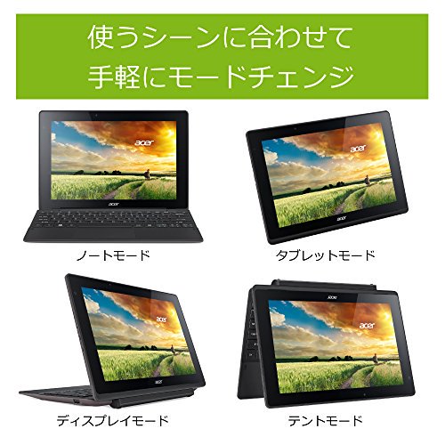 SW3-013-N12P/K ｜Acer 2in1 タブレット ノートパソコン Aspire Switch 10E SW3-013-N12P/K  2GB/64GB/10.1インチ｜中古品｜修理販売｜サンクス電機