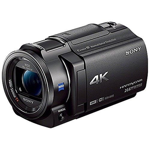 SONY 4Kビデオカメラ Handycam FDR-AX30 ブラック 光学10倍 FDR-AX30-B-