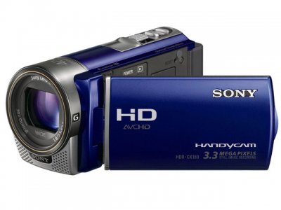 SONY デジタルHDビデオカメラレコーダー CX180 ブルー HDR-CX180/L 【!中古品!】