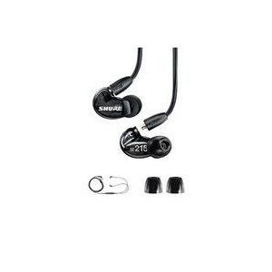 Shure SE215 Sound-Isolating In-Ear Stereo Earphones, Translucent - Bundle - Shureʡ