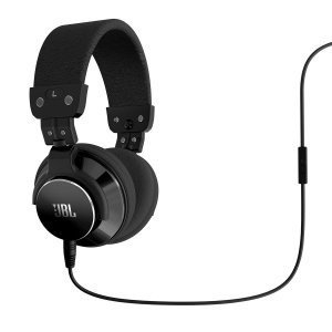 JBL BassLine Over-Ear DJ Style Headphones with In-line Mic & Controls (Black)ʡ