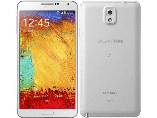 SCL22｜au GALAXY Note 3 クラシックホワイト 白ロム｜中古品｜修理販売｜サンクス電機