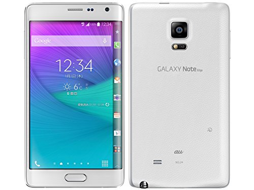 Scl24 Galaxy Note Edge Au Samsung Galaxy Note Edge ホワイト 白ロム 中古品 修理販売 サンクス電機