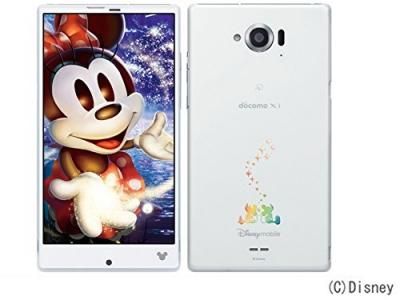 Disney Mobile on docomo SH-02G (Sparkling White)ʡ