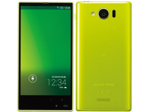 SHL24 AQUOS PHONE SERIE mini｜AQUOS PHONE SERIE mini au  (イエローグリーン)｜中古品｜修理販売｜サンクス電機