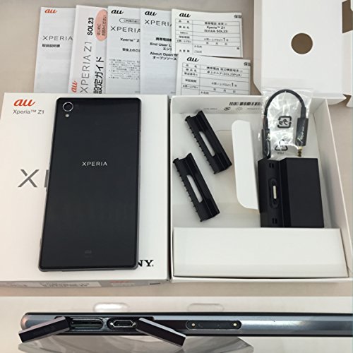 SOL23｜Xperia Z1 au [ブラック] 白ロム｜中古品｜修理販売｜サンクス電機