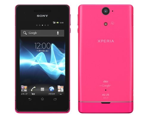 SOL21｜Xperia VL au [ピンク]｜中古品｜修理販売｜サンクス電機