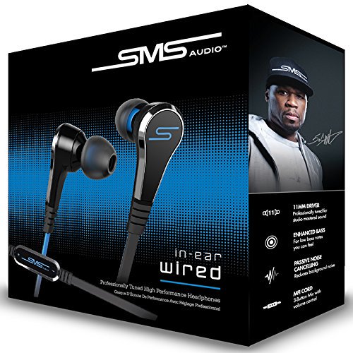 SMS-EB-BLK｜SMS Audio Street by 50 cent Wired In-Ear Headphones 