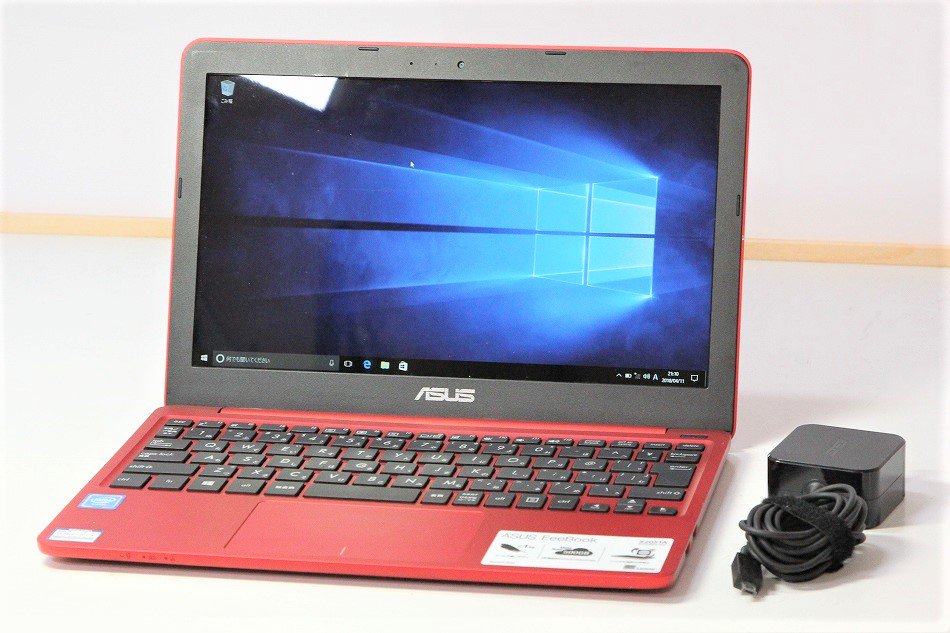 X205TA-RED10｜ASUS ノートパソコン EeeBook Windows10/11.6