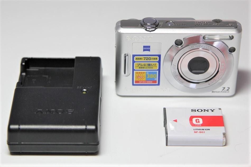 SONY DSC-W35デジタルカメラ 有効720万画素CCD搭載、高感度ISO1000対応でブレに強い