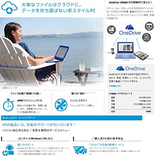 T0Y45PA｜HP Stream 11-r016TU Windows10 64bit Celeron 2GB 32GB 光学