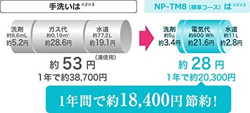 Panasonic 食器洗い乾燥機 NP-TM8 善き