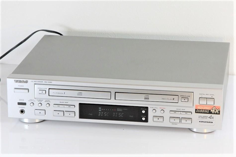 TEAC ティアック RW-D280 CDレコーダー ダブルデッキ-