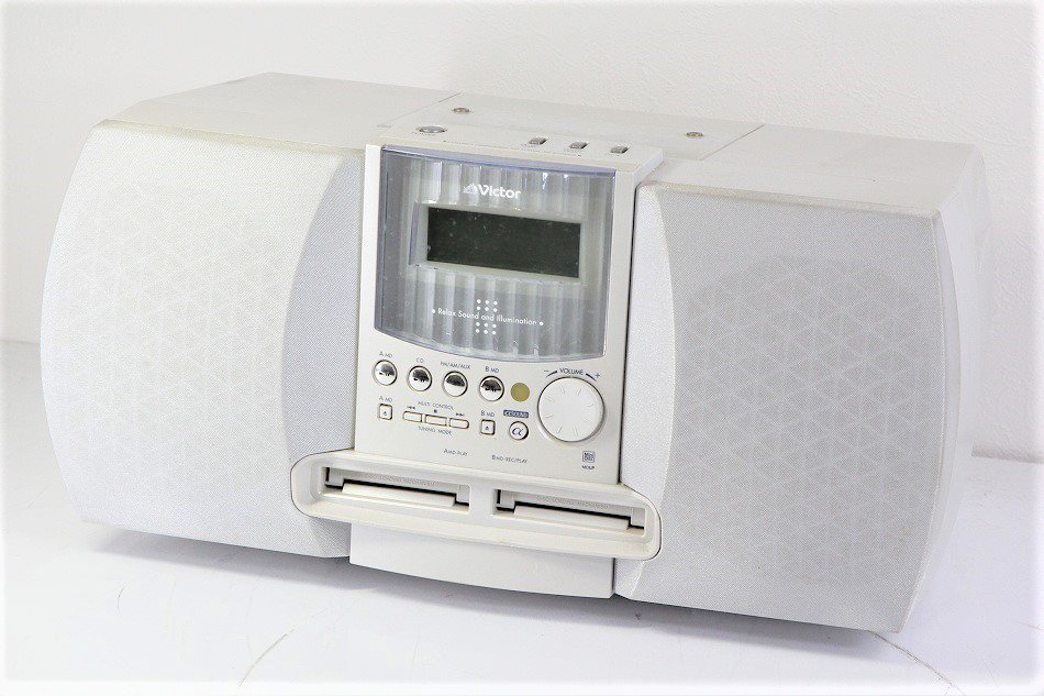 Victor CD ダブルMDシステム NS-X7WMD ポータブルオーディオ