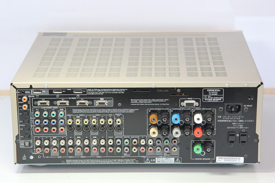 TX-SA803(N)｜ONKYO AVセンター 170W×7ch HDMI ゴールド ｜中古品｜修理販売｜サンクス電機