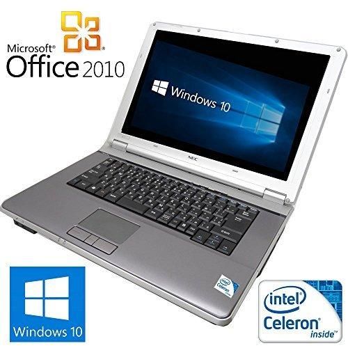 PC-VY22MAZ38｜【Microsoft Office 2010搭載】【Win 10搭載】NEC VA-8/新世代Celeron  2.2GHz/メモリ4GB/HDD160GB/大画面15.6インチ/DVDドライブ/無線LAN搭載/中古ノートパソコン｜中古品｜修理販売｜サンクス電機