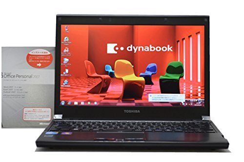 PR730BAAN3BA53｜中古ノートパソコン【Microsoft Office インストール済み】TOSHIBA dynabook R730/B  薄型軽量 13.3インチ CPU:Core i5-2.66GHz メモリ:4GB(増設済み) HD:250GB WiFi対応無線LAN搭載  Windows7Pro64bit DtoDリカバリ仕様｜中古品｜修理販売｜サンクス電機