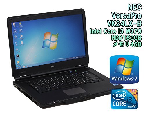 NEC VersaPro VK26 Core i3 第3世代 4GB 新品SSD4TB DVD-ROM 無線LAN Windows10 64bit WPSOffice 15.6インチ パソコン ノートパソコン Notebook