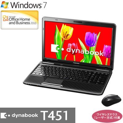 PT45158EBFB｜東芝 ノートパソコン dynabook T451/58EB(Office H&B搭載 ...