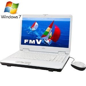 FMV-BIBLO NF/D70｜中古 ノートパソコン 15インチ液晶【Windows7 搭載】【無線LAN内蔵】【Core2Duo  搭載】【メモリー4GB搭載】 【スーパーマルチDＶDドライブ搭載】【Microsoft Office 2010搭載】｜中古品｜修理販売｜サンクス電機