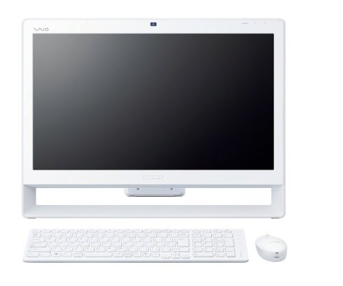 VPCJ24AJ_54277061｜2012夏モデル SONY VAIO デスクトップ Jシリーズ 21.5型ワイド液晶フルHD  本体ホワイト&べゼルホワイト intel Core i5(2.60GHz) メモリー4GB HDD約2TB ブルーレイディスクドライブ  802.11bgn Windows ...