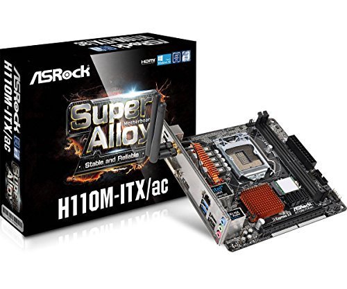 H110M-ITX/ac｜ASRock Intel H110チップセット搭載 MiniITXマザーボード ｜中古品｜修理販売｜サンクス電機