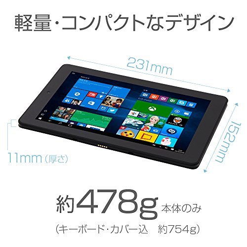 WN892-A｜mouse 2in1 タブレット ノートパソコン Windows10/Office付