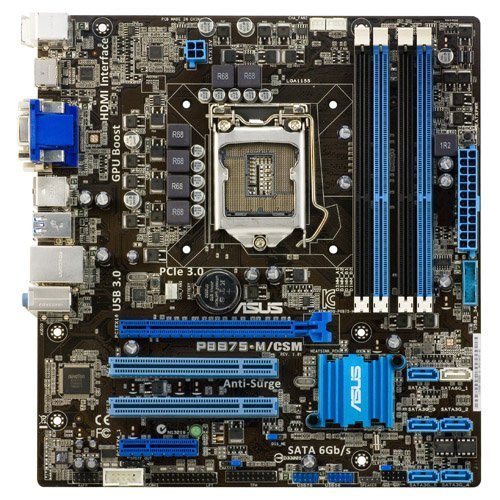 ASUSTek Intel Socket 1155 DDR3メモリ対応 M-ATXマザーボード P8B75-M-