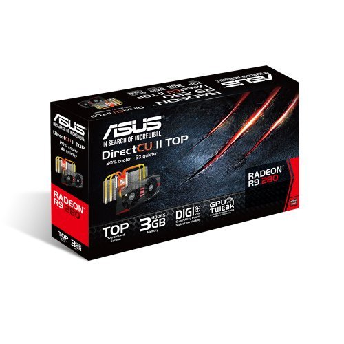 R9280-DC2T-3GD5｜ASUS AMD Radeon R9 280 GPU 搭載グラフィックカード  【PCI-Express3.0】｜中古品｜修理販売｜サンクス電機