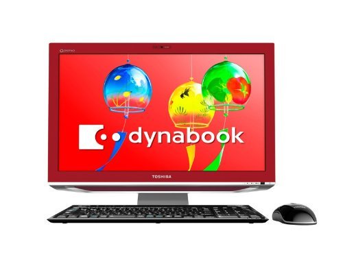 PD711T7CBFR｜【地デジ】TOSHIBA dynabook Qosmio D711/T7CR 地上/BS/110度CSデジタルチューナー搭載  W録対応デスクトップPC Windows7HomePremium搭載 21.5型ワイド シャイニーレッド ｜中古品｜修理販売｜サンクス電機