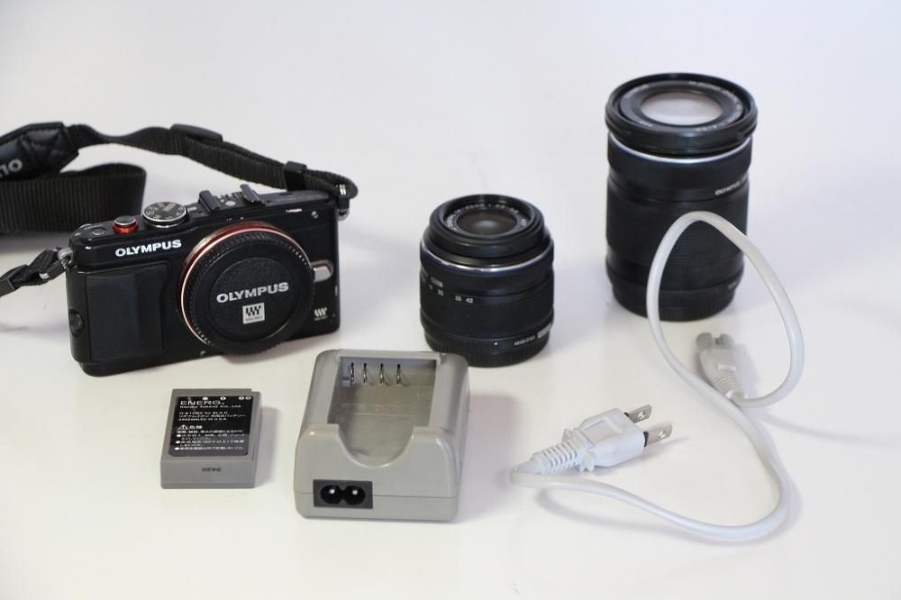 E-PL6 DZKIT BLK ｜OLYMPUS ミラーレス一眼 PEN Lite ダブルズームキット ブラック ｜中古品｜修理販売｜サンクス電機