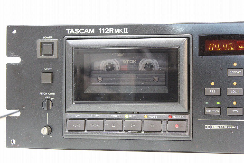 112RMKII ｜TASCAM 業務用 オートリバース3ヘッドカセットデッキ｜中古