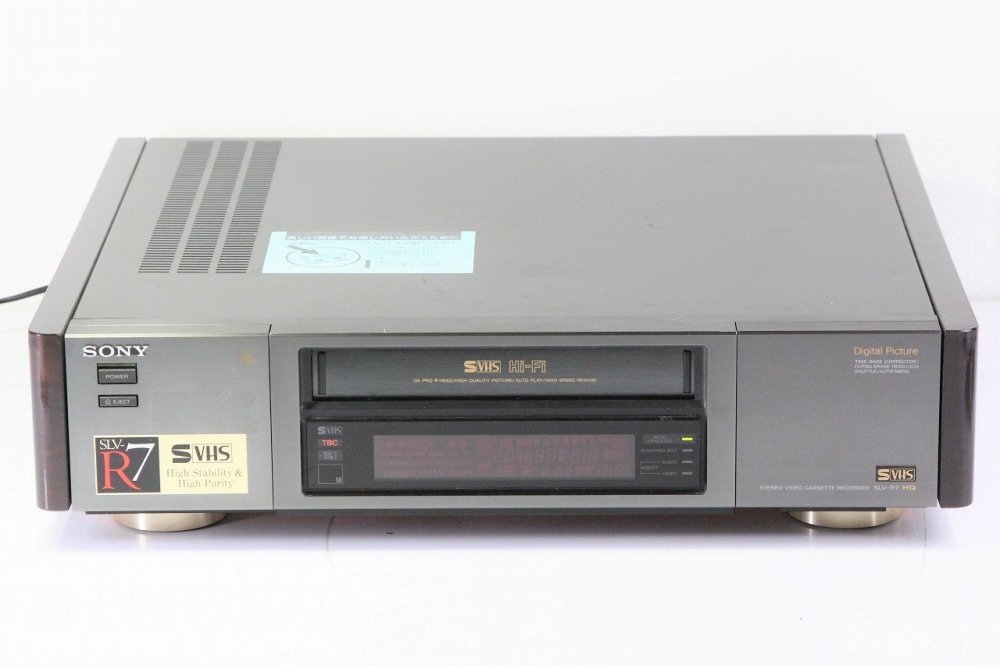 SONY SLV-R7 S-VHS ビデオデッキ 1989年製 【中古整備品】