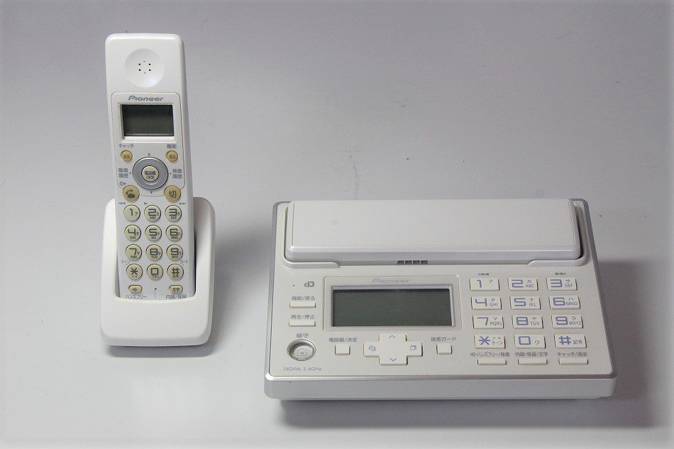 ☆パイオニア デジタルコードレス電話機 子機1台付 ホワイト TF-SA75S
