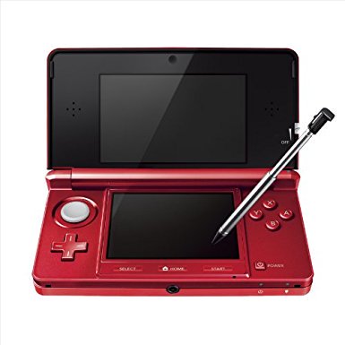 最新入荷 任天堂 Nintendo 3DS フレアレッド ケース、スライドパッド付 