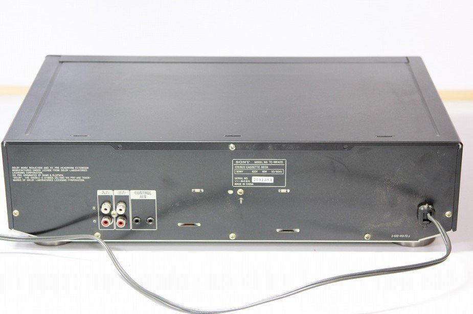 ソニー　カセットデッキ　TC-WE435    整備動作品カセットデッキ