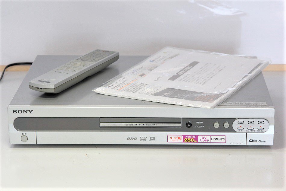 RDR-HX90｜SONY “スゴ録” HDD搭載DVDレコーダー｜中古品｜修理販売｜サンクス電機