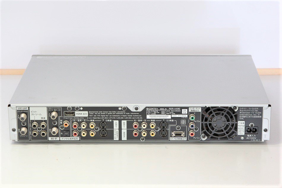 SONY “スゴ録” RDR-HX90 HDD搭載DVDレコーダー-