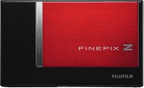 FUJIFILM デジタルカメラ FinePix (ファインピクス) Z200 レッド&ブラック F FX-Z200FDRB【中古品】