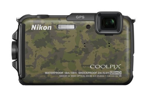 Coolpix AW110｜Nikon デジタルカメラ COOLPIX AW110 防水18m 耐衝撃2m ディープカムフラージュ  AW110DGR｜中古品｜修理販売｜サンクス電機