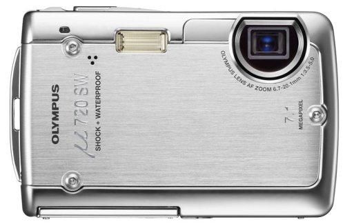 【美品】OLYMPUS μ720SW シャイニーシルバー デジカメ 動作確認済 美品】OLYMPUS μ720SW シャイニーシルバー デジカメ 動作確認済
